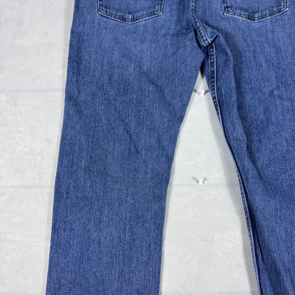 Lee Premium Select Straight Jeans Mens Blue Denim Regular Fit Classic Size 34x30 - Picture 6 of 16